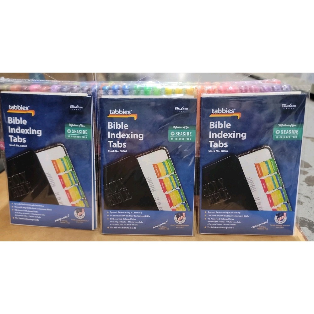 Lot Of 3 Tabbies Reflections of You Series Bible Multi-colored (Including Black)